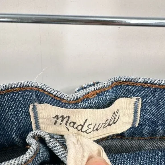 MADEWELL Women's The Tall '90s Straight Enmore Blue Wash Jean Jeans size 33T - Picture 6 of 13